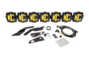 Can-Am Maverick X3 Light Mounts - Overhead - KC HiLiTES - Gravity Pro6 - Black - `17-`19